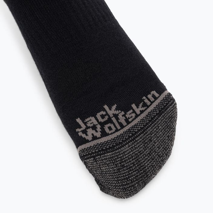Jack Wolfskin Urban Merino CL C trekingové ponožky čierne 4