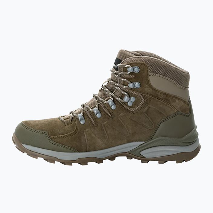 Pánska trekingová obuv Jack Wolfskin Refugio Texapore Mid cold coffee 3