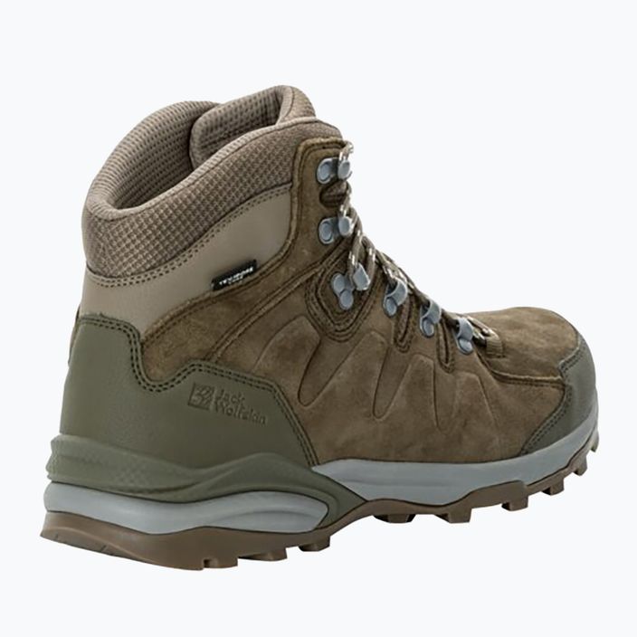 Pánska trekingová obuv Jack Wolfskin Refugio Texapore Mid cold coffee 4