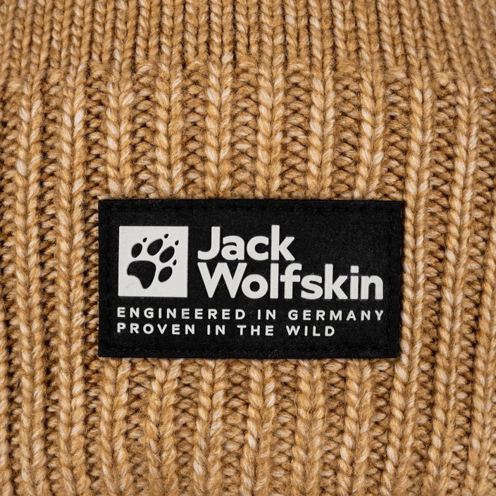 Jack Wolfskin Playn Logo Beanie zimná čiapka chipmunk 4