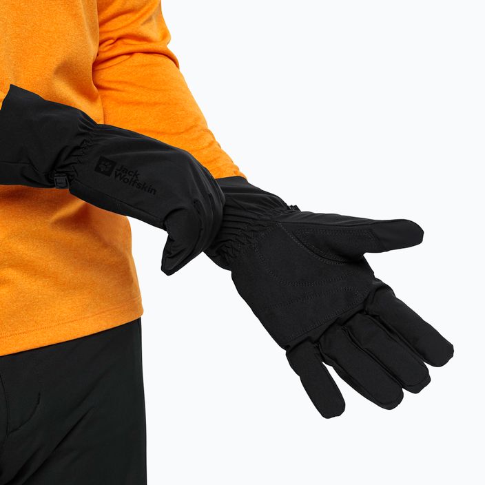 Trekingové rukavice Jack Wolfskin Highloft black 6