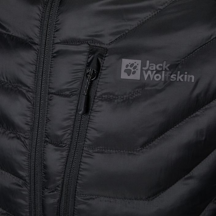 Jack Wolfskin Routeburn Pro Ins pánska páperová bunda čierna 8