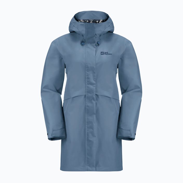 Dámsky nepremokavý kabát  Jack Wolfskin Cape West Elemental Blue 7