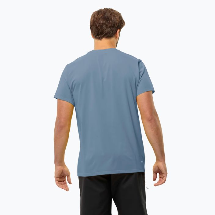 Pánske trekové tričko Jack Wolfskin Prelight Trail elemental blue 2