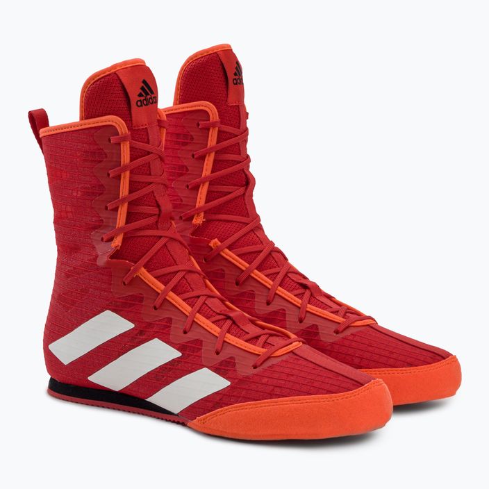 Pánska boxerská obuv adidas Box Hog 4 červená GW143 5