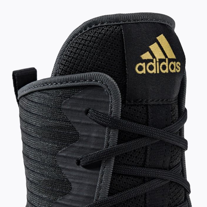 Boxerská obuv adidas Box Hog 4 čierno-zlatá GZ6116 9