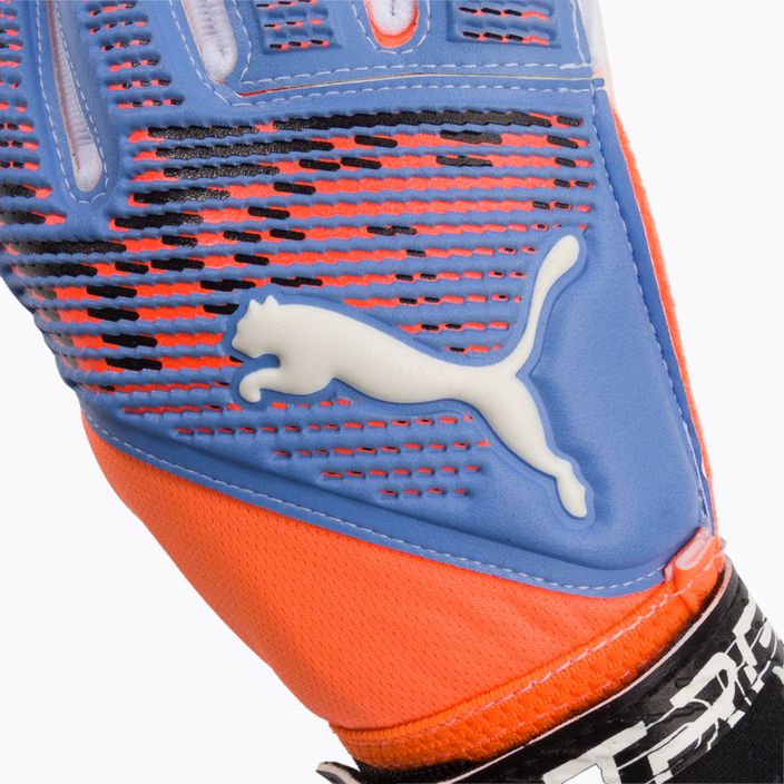 Detské brankárske rukavice PUMA Ultra Grip 2 RC modro-oranžové 041815 05 3