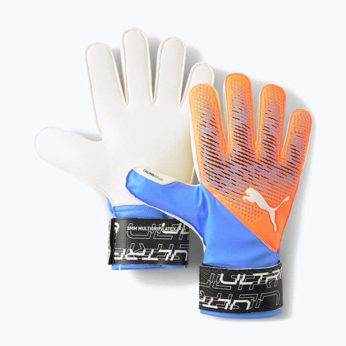 Brankárske rukavice PUMA Ultra Protect 3 Rc oranžovo-modré 41819 05 4