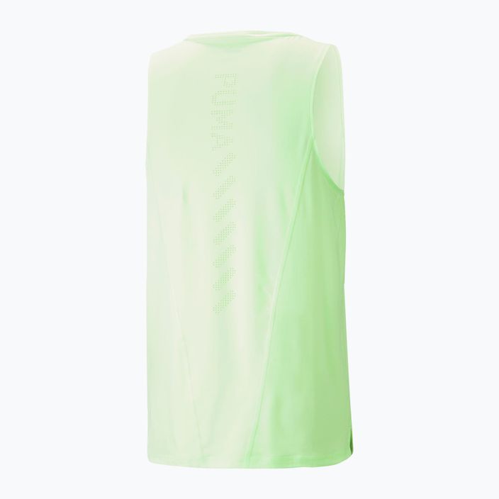 Pánske bežecké tričko PUMA Run Cloudspun Singlet green 523267 34 2