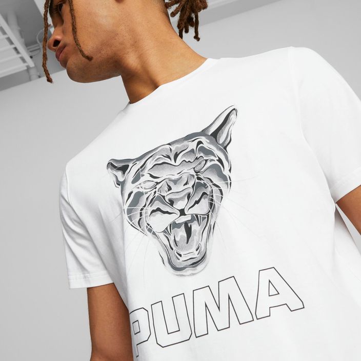 Pánske basketbalové tričko PUMA Clear Out puma white 6