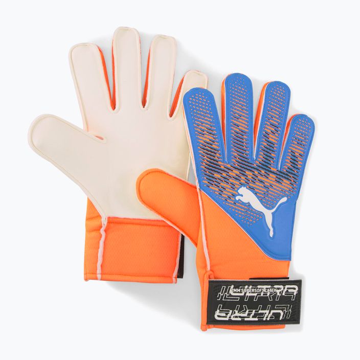 Brankárske rukavice PUMA Ultra Grip 4 RC ultra orange/blue glimmer 5
