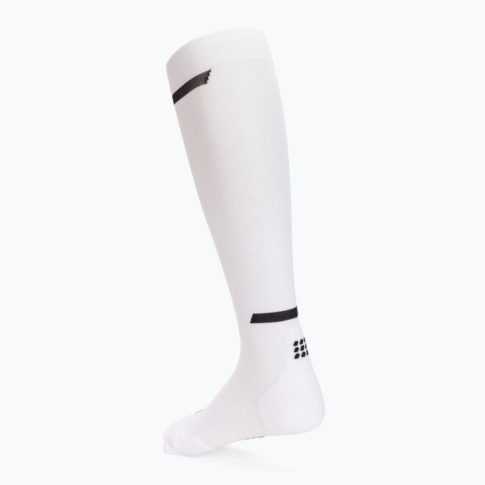 CEP Tall 4.0 pánske kompresné bežecké ponožky biele 4