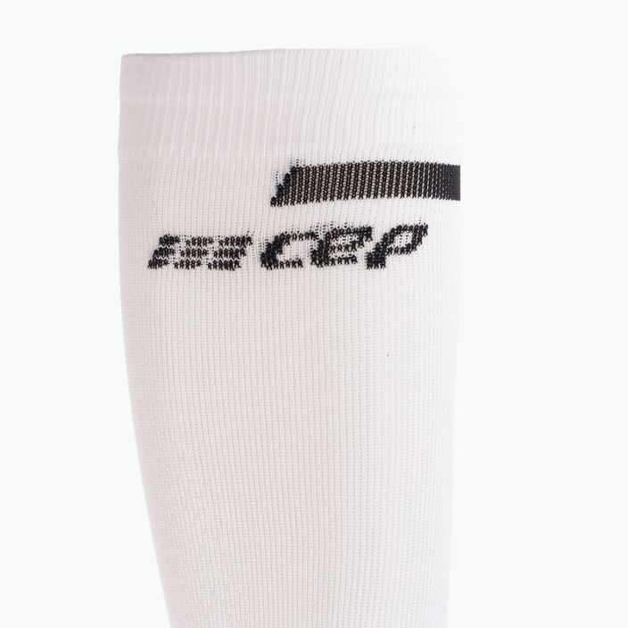 CEP Tall 4.0 pánske kompresné bežecké ponožky biele 5