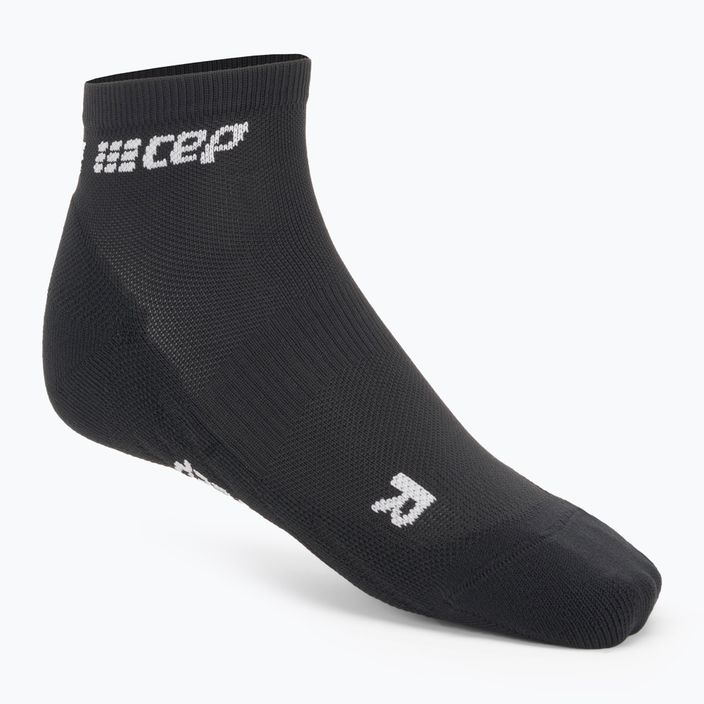 Dámske kompresné bežecké ponožky CEP 4.0 Low Cut čierne 4