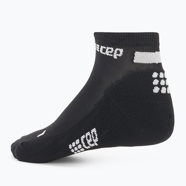Dámske kompresné bežecké ponožky CEP 4.0 Low Cut čierne 5