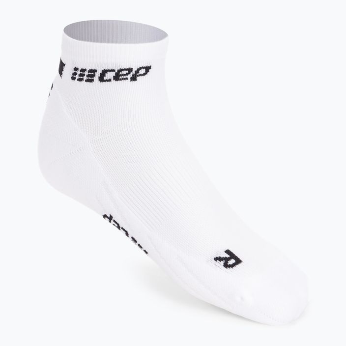 CEP Pánske kompresné bežecké ponožky 4.0 Low Cut White 2
