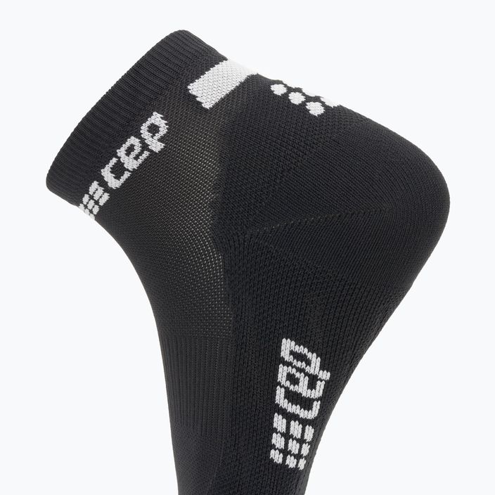 CEP Pánske kompresné bežecké ponožky 4.0 Low Cut čierne 4