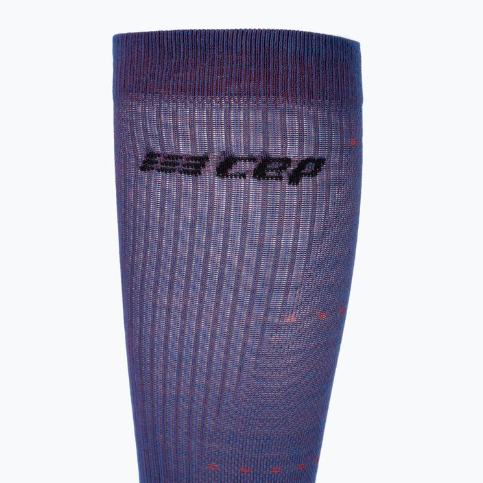 Dámske kompresné ponožky CEP Infrared Recovery modré 5