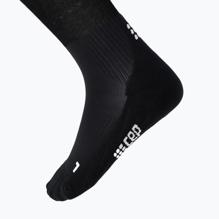 Dámske kompresné ponožky CEP Infrared Recovery black/black 6