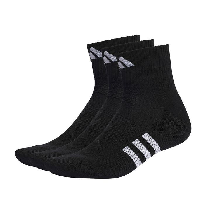 adidas Prf Cush Mid ponožky 3 páry čierne 2