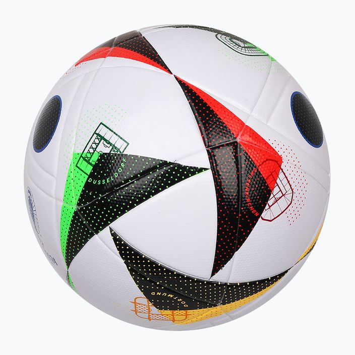 Futbalová lopta adidas Fussballliebe 2024 League Box white/black/glow blue veľkosť 5 futbal 4