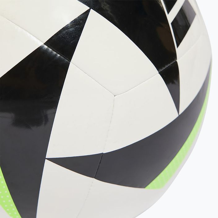 Futbalová lopta  adidas Fussballiebe Club futbalová biela/čierna/slnečná zelená veľkosť 5 4