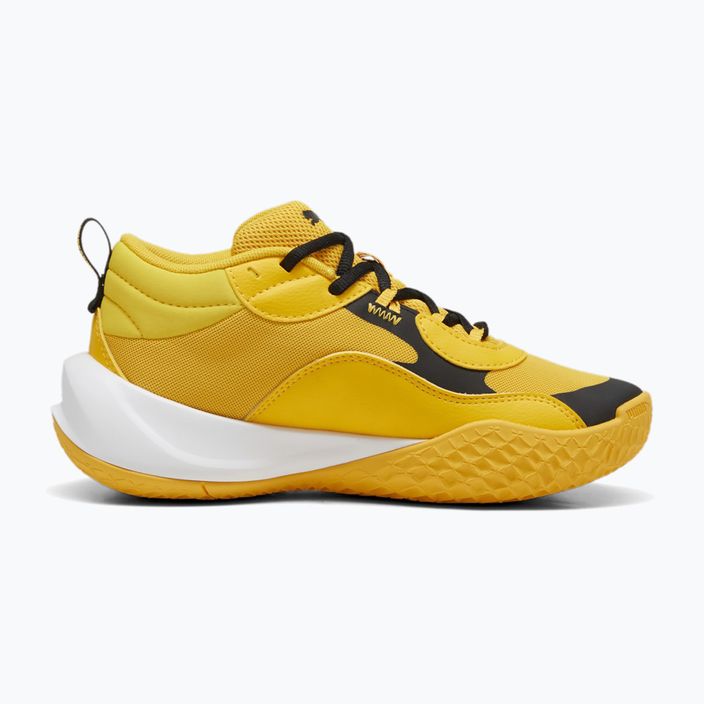 Detská basketbalová obuv PUMA Playmaker Pro JR  yellow sizzle/puma blackl 3