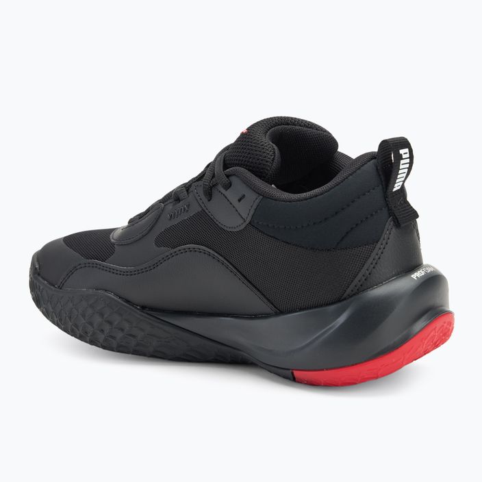 Detská basketbalová obuv PUMA Playmaker Pro JR  puma black/for all time red 3