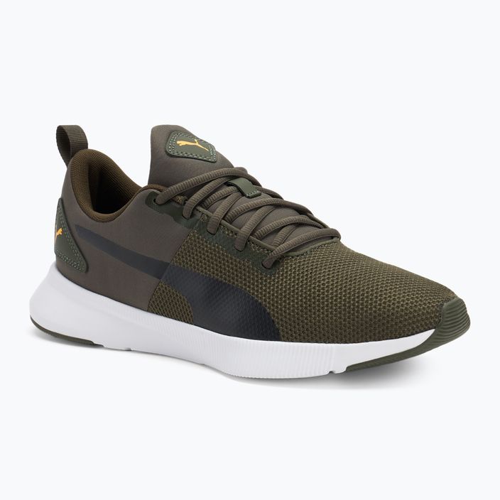 Bežecká obuv PUMA Flyer Runner dark olive/puma black/sunset stream