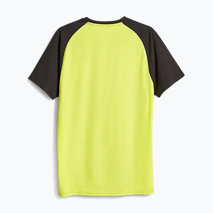 Pánske tréningové tričko PUMA Fit Triblend Ultrabreathe puma black/yellow burst 2