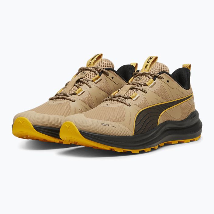 Bežecká obuv PUMA Reflect Lite Trail prairie tan/yellow sizzle/puma black 10