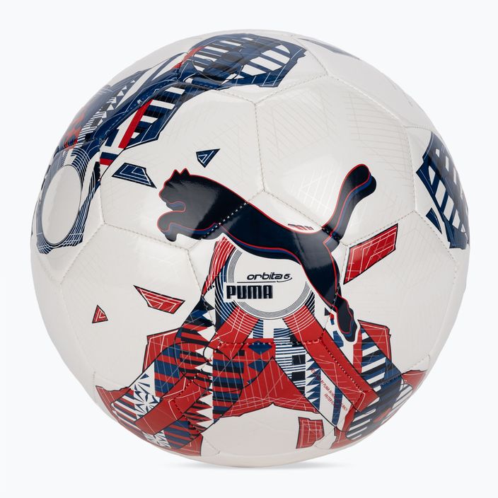 Futbalová lopta PUMA Orbit 6 FanwearCapsule MS puma white/puma team royal/puma red veľkosť 5