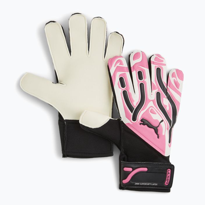 Brankárske rukavice PUMA Ultra Play RC jedovaté ružové/puma biele/puma čierne