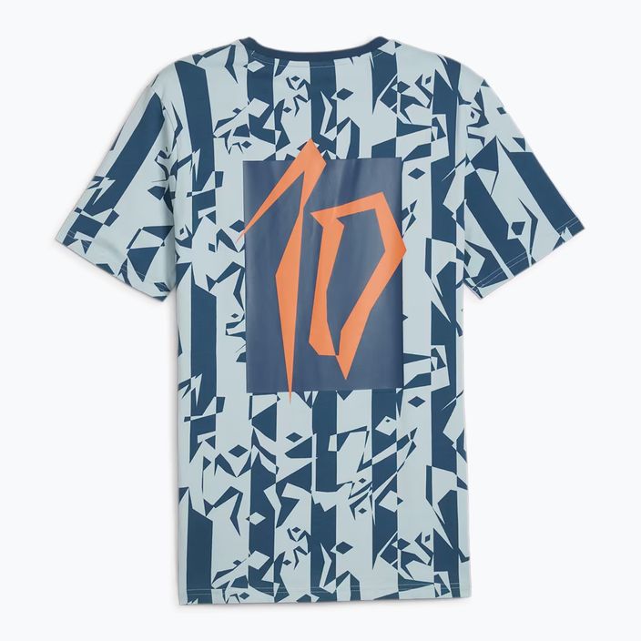 Pánske futbalové tričko PUMA Neymar Jr Creativity Logo Tee ocean tropic/turquoise surf 2