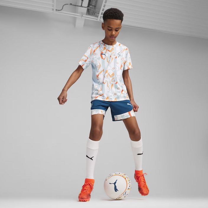 Detské futbalové šortky PUMA Neymar JR Creativity Training ocean tropic/hot heat 6