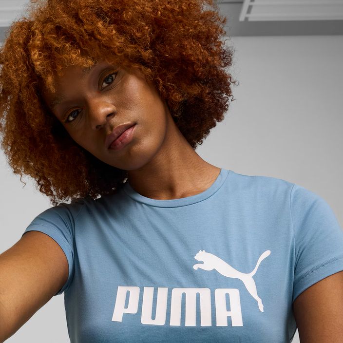 Dámske tričko PUMA ESS Logo Tee zen blue 5