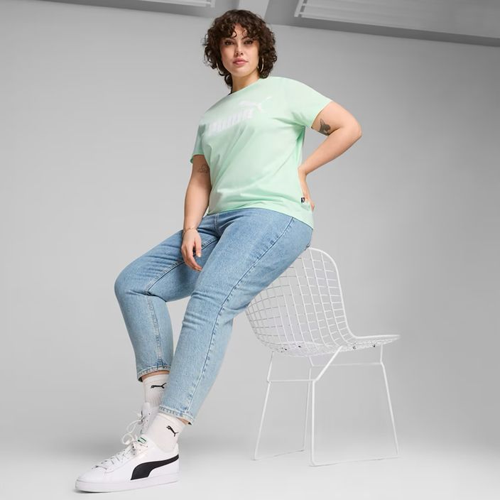 Dámske tričko PUMA ESS Logo Tee fresh mint 4