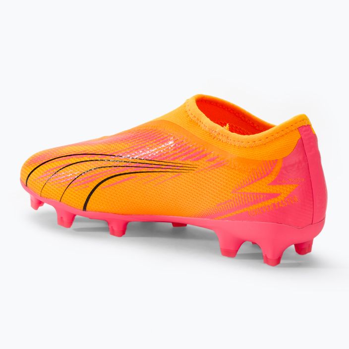 Detské kopačky PUMA Ultra Match LL FG/AG Jr sunset glow/puma black/sun stream 3