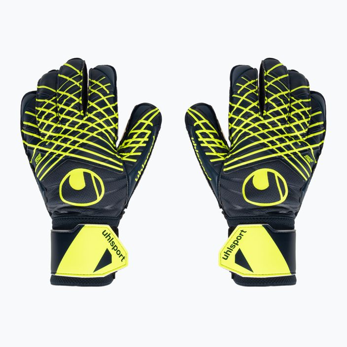 Brankárske rukavice uhlsport Prediction Soft Pro black/white/fluo orange