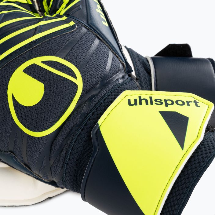 Brankárske rukavice uhlsport Prediction Soft Pro black/white/fluo orange 3