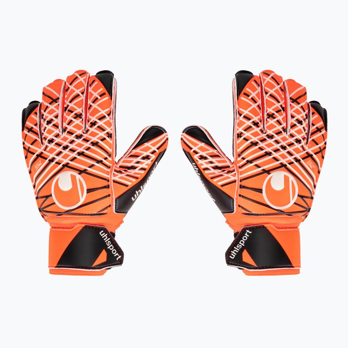 Brankárske rukavice uhlsport Soft Resist + Flex Frame fluo orange/white/black