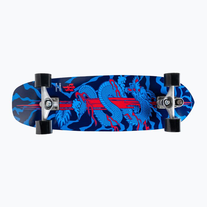 Skateboard surfskate Carver C7 Raw 34" Kai Dragon 222 Complete modro-červený C11311143