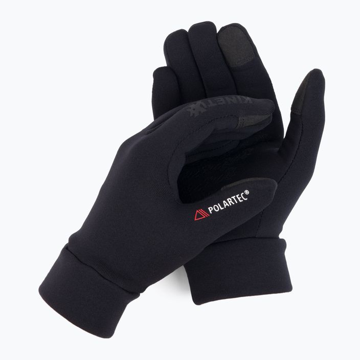 KinetiXx Michi lyžiarske rukavice čierne 7020-400-01