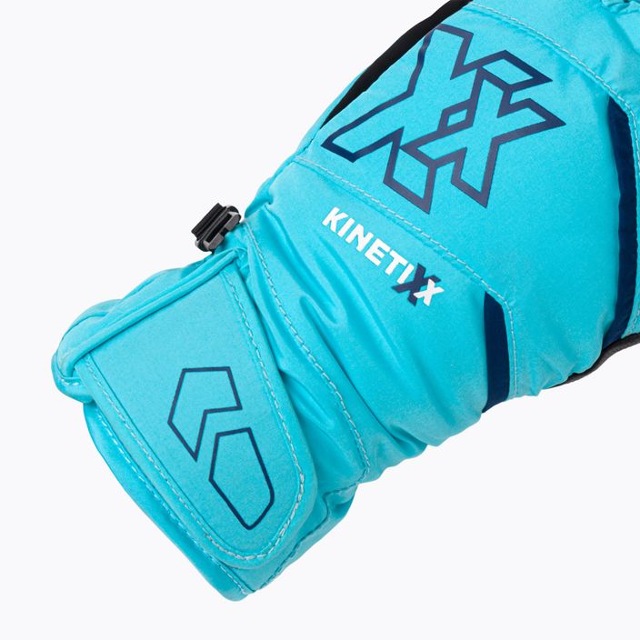 KinetiXx Barny Ski Alpin svetlomodré detské lyžiarske rukavice 7020-600-11 4