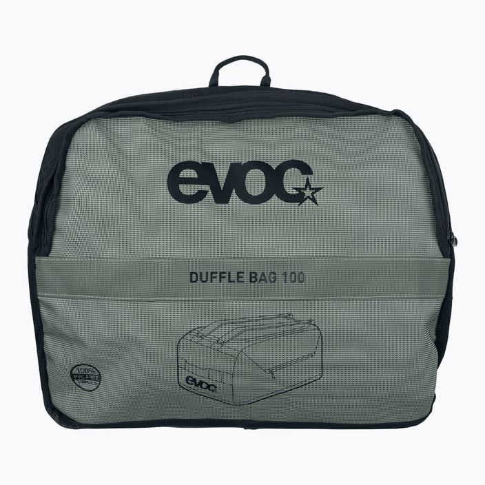 EVOC Duffle 100 l nepremokavá taška tmavo olivová/čierna 7
