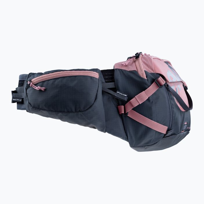 Cyklistická ľadvinka EVOC Hip Pack Pro 3 l s 1,5 l rezervoárom na vodu dusty pink/carbon grey 4