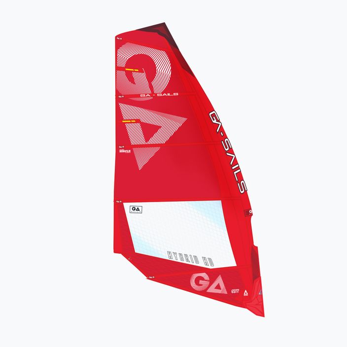 GA Sails Hybridná windsurfingová plachta - HD červená GA-020122AG16