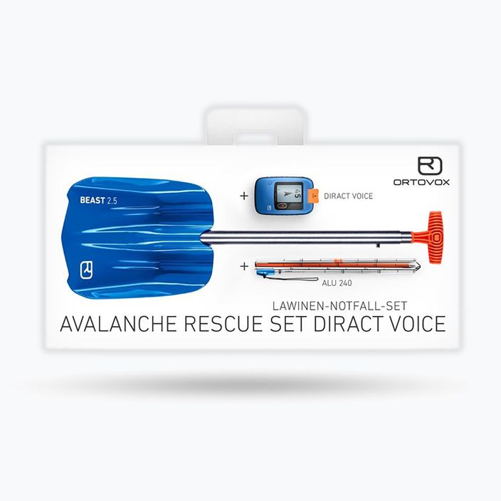 Ortovox lavínová záchranná súprava Diract Voice (Európa) modrá 2975400001