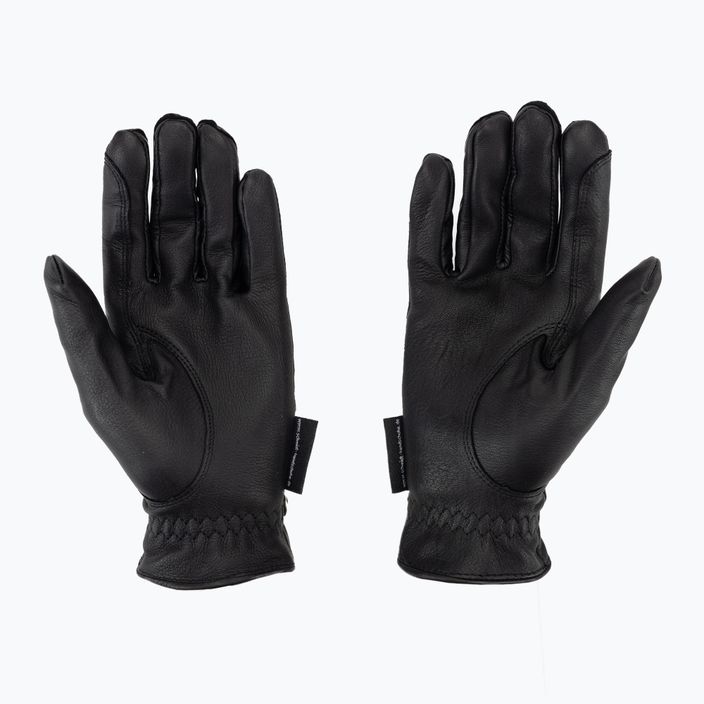HaukeSchmidt Dámske najjemnejšie čierne jazdecké rukavice 0111-201-03 2