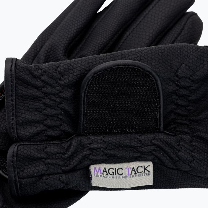 HaukeSchmidt A Touch of Magic Tack čierne jazdecké rukavice 0111-301-03 4